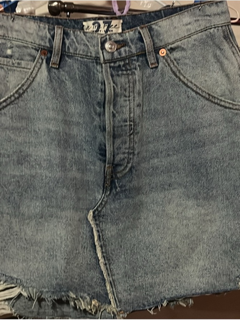 Denim skirt